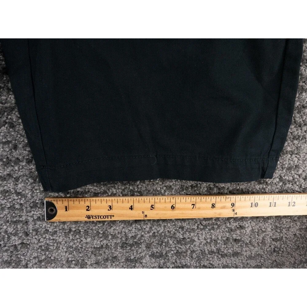 Banana Republic Shorts Mens 31 Actual 32 Black Slim Lived In Chino Stretch NWT